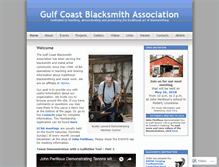 Tablet Screenshot of gulfcoastblacksmith.com